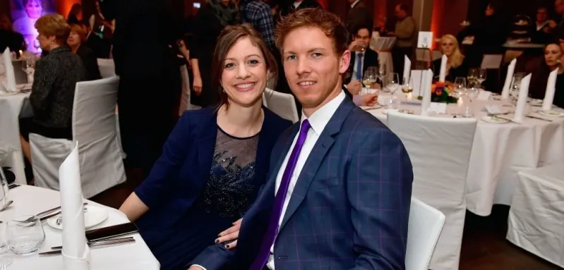 Julian Nagelsmann mit seiner Frau Verena