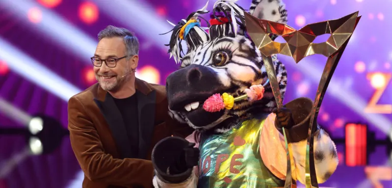 Matthias Opdenhövel und das Zebra
