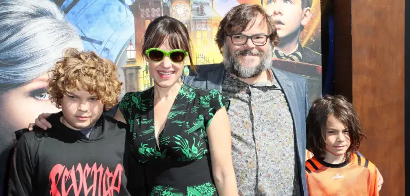 Jack Black mit seiner Familie