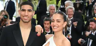 Achraf Hakimi Hiba Abouk WM