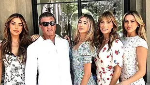 Sylvester Stallone und seine Familie
