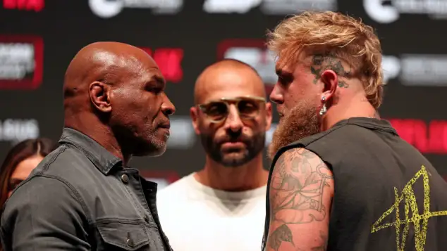 Mike Tyson und Jake Paul