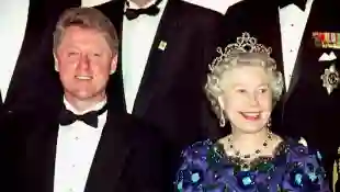 Bill Clinton und Königin Elisabeth II.