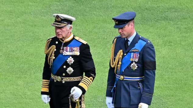 König Charles und Prinz William