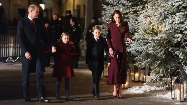 Prinz William, Prinzessin Charlotte, Prinz George und Herzogin Kate