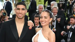 Achraf Hakimi Hiba Abouk WM