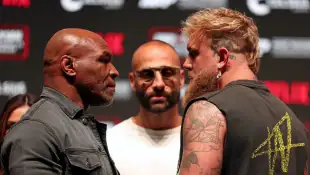 Mike Tyson und Jake Paul