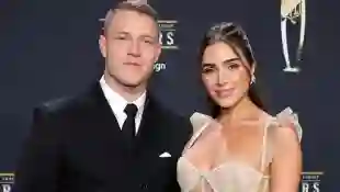 Christian McCaffrey und Olivia Culpo 2023
