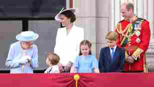 Britische Royals bei der „Trooping the Colour“-Feier 2022