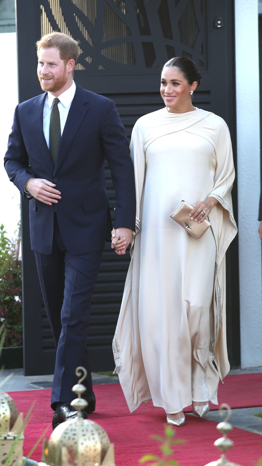 Herzogin Meghan und Prinz Harry strahlen bei Empfang in ...