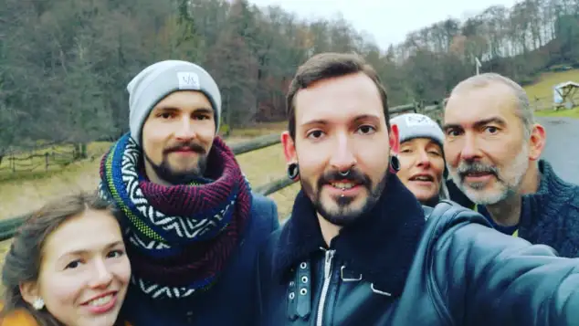 Fabian Kahl mit Familie