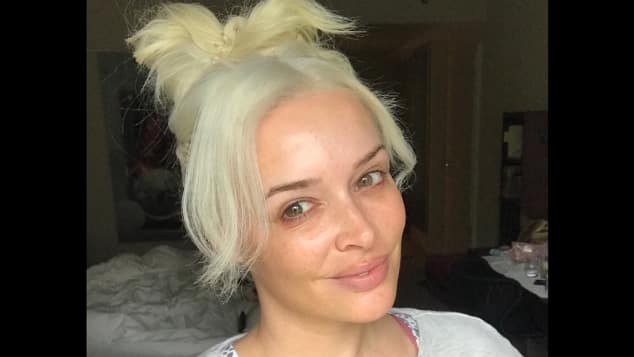 Daniela Katzenbergers Transformation mit Hilfe von Make-up