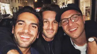 Elyas M'Barek mit seinen Brüdern Raphael und Joseph