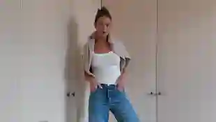 Rosie Huntington-Whiteley im Transparent-Top