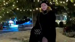 Anna Ermakova im Winterurlaub