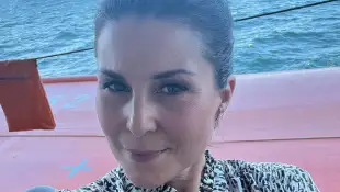 Vanessa Blumhagen auf einem Boot im Vereinigten Königreich im Mai 2023.