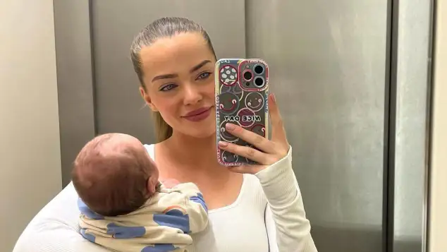 Laura Maria und Baby Leano