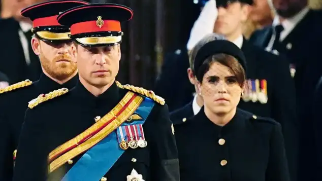 Prinz William und Prinzessin Eugenie