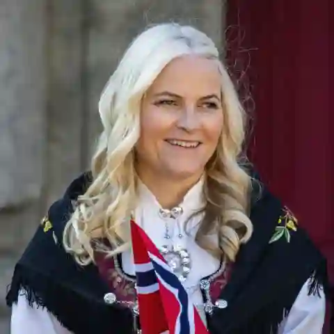 Kronprinzessin Mette-Marit von Norwegen am Nationalfeiertag am 17. Mai 2023 in Oslo.