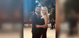 Estefania Wollny eng umschlungen mit ihrem Freund Ali