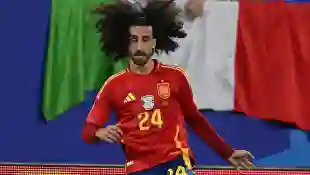 Marc Cucurella sorgt mit seiner Lockenpracht für Aufsehen
