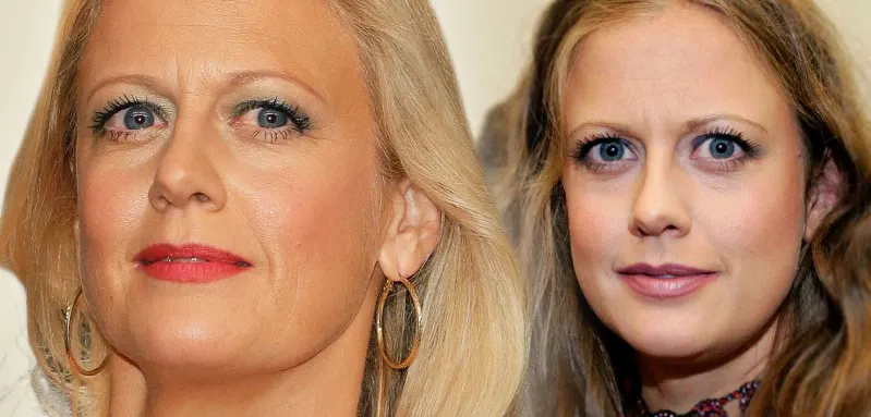 Barbara Schönebergers Veränderung über Jahre