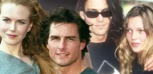 Heiße Paare neunziger Tom Cruise nicole Kidman, Johnny Depp Kate Moss