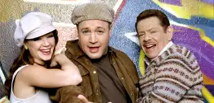 Leah Remini, Kevin James und Jerry Stiller in „King of Queens“