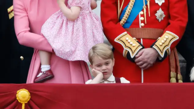 Herzogin Kate, Prinzessin Charlotte, Prinz George und Prinz William
