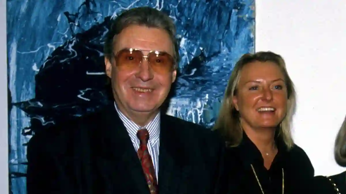 Peter Alexander mit Tochter Susanne, Frau Hilde und Sohn Michael
