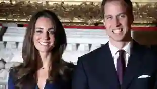 Herzogin Kate und Prinz William nach Bekanntgabe der Verlobung
