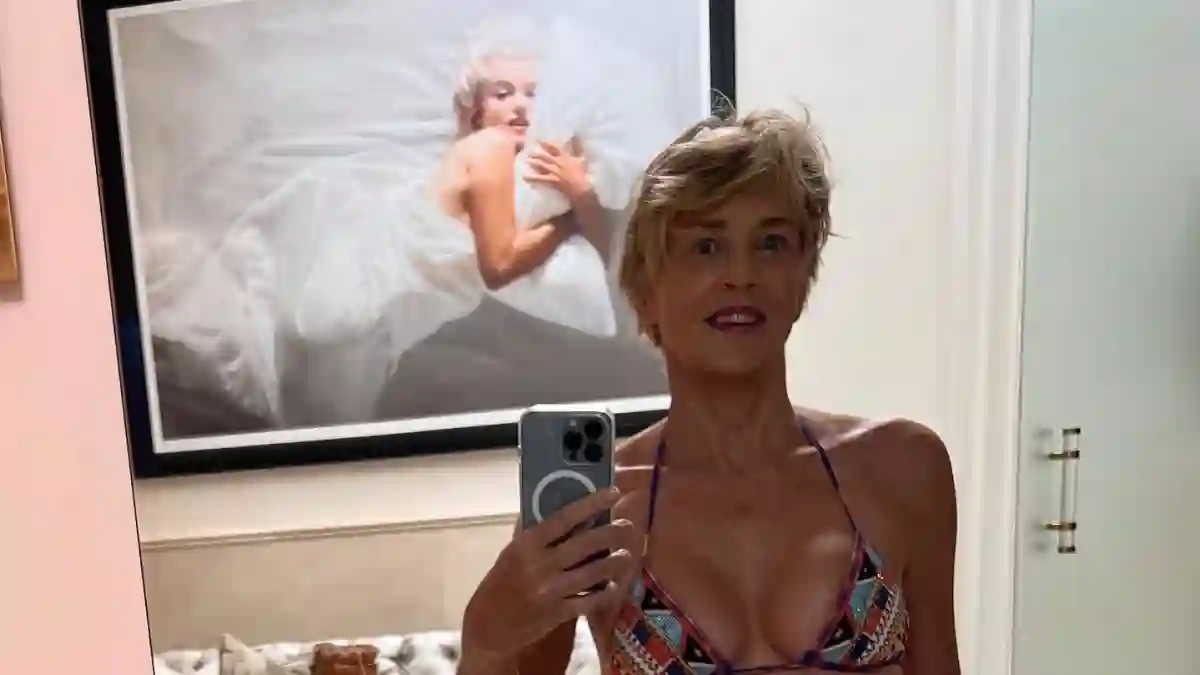 Sharon Stone im Bikini auf Instagram