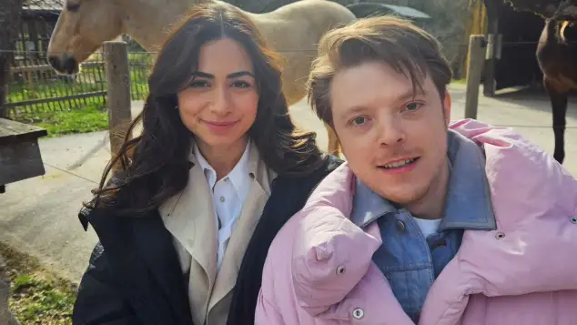 Yeliz Simsek und Lukas Leibe