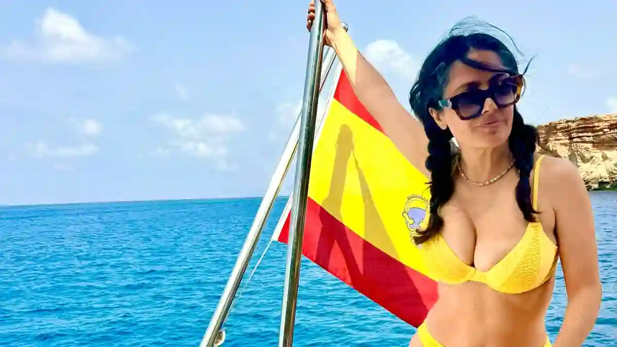 Salma Hayek im Bikini