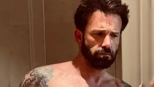 ben affleck oben ohne vatertag