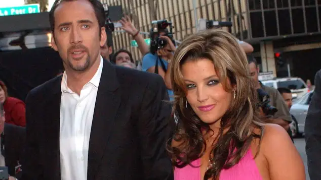 Nicolas Cage und Lisa Marie Presley