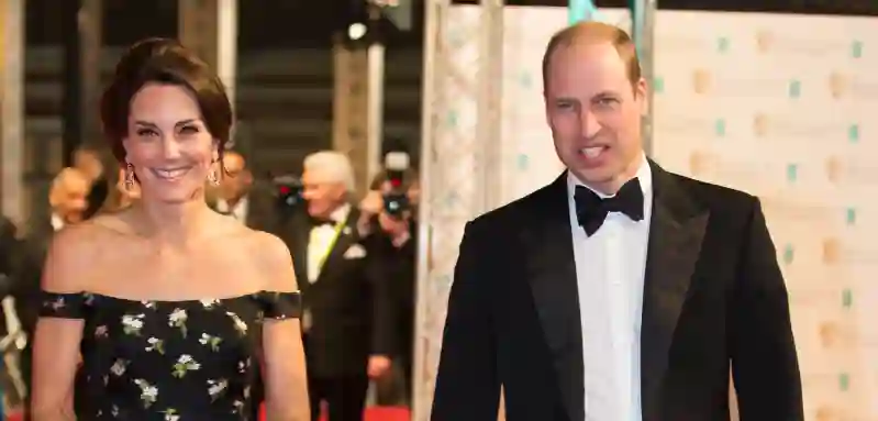 Herzogin Kate und Prinz William bei den 70. British Academy Film Awards (BAFTA) in der Royal Albert Hall
