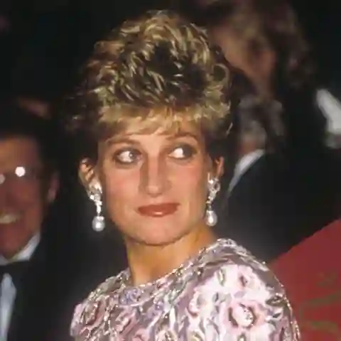 Lady Diana mit Schmuck zu Lebzeiten