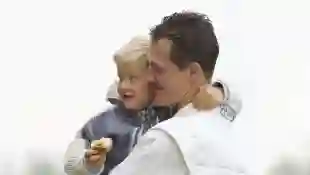 Michael Schumacher mit seinem Sohn Mick