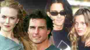 Heiße Paare neunziger Tom Cruise nicole Kidman, Johnny Depp Kate Moss