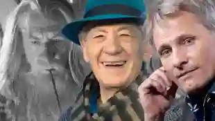 Der Herr der Ringe Schauspieler Ian McKellen,  Viggo Mortensen