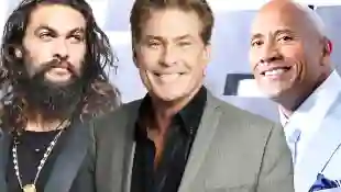 Dwayne Johnson, Jason Momoa,  David Hasselhoff diese Stars sind groß