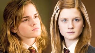 Emma Watson "Hermine Granger", Bonnie Wright "Ginny Weasley"