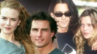 Das waren die heissesten Hollywood-Paare der Neunziger: Tom Cruise nicole Kidman, Johnny Depp Kate Moss 