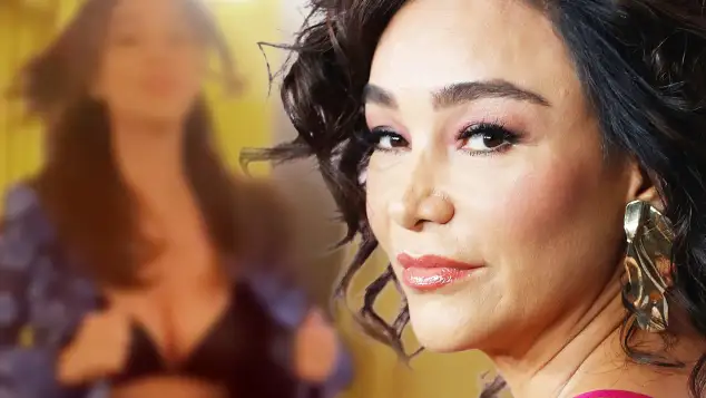 Verona Pooth hüpft im BH – da fällt gleich was raus 