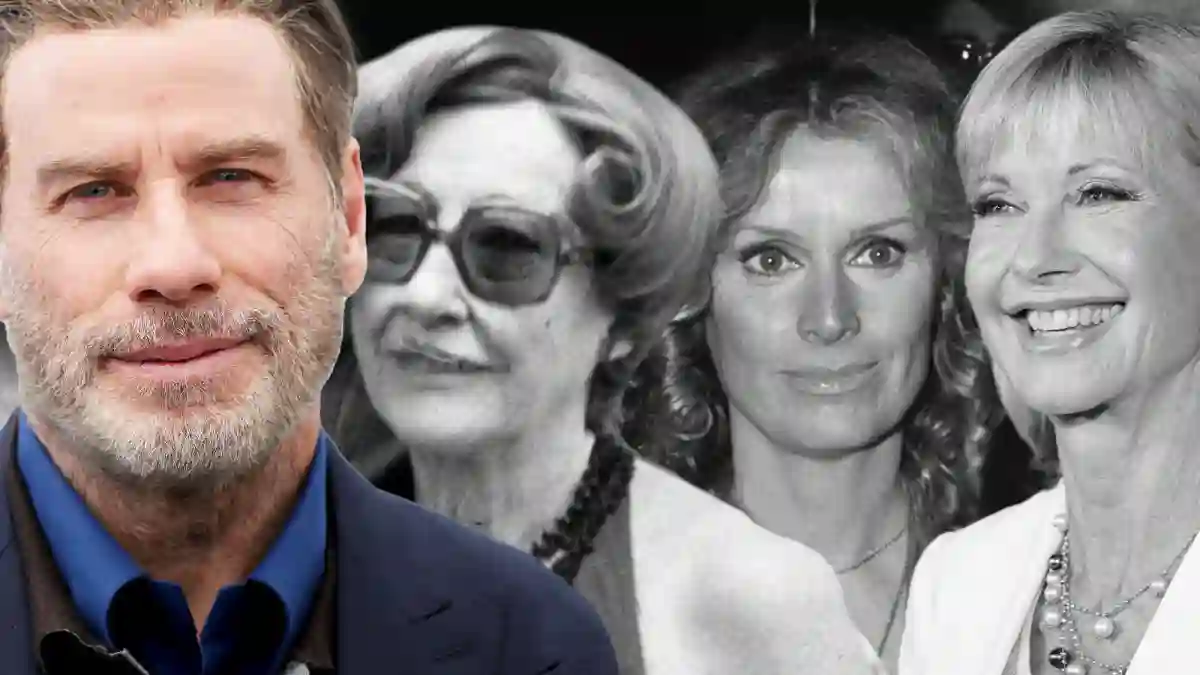 John Travolta, Diana Hyland, Helen Travolta, Kelly Preston, Olivia Newton-John vier wichtige Frauen gestorben
