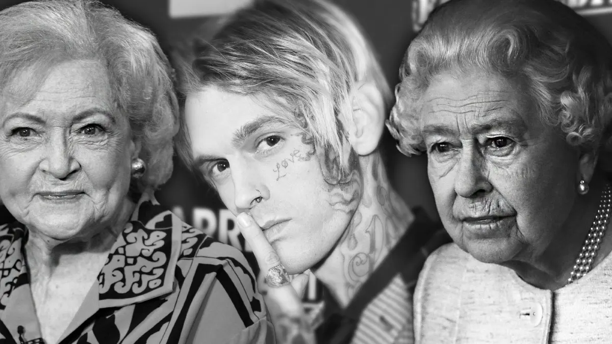 aaron carter , Betty White, queen elizabeth ii Todesfälle 2022