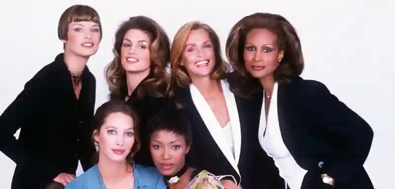 Linda Evangelista, Cindy Crawford, Lauren Hutton, Beverly Johnson, Christy Turlington und Naomi Campbell