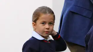 Princess Charlotte on her first day of school on September 5, 2019