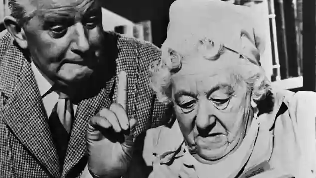 Margaret Rutherford als "Miss Marple"